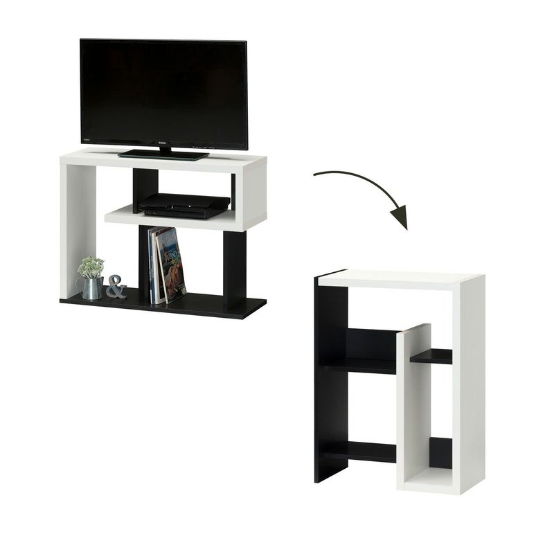 [縦でも横でも使える]横にすればテレビ台として、縦にすればラックとして使うことができます。