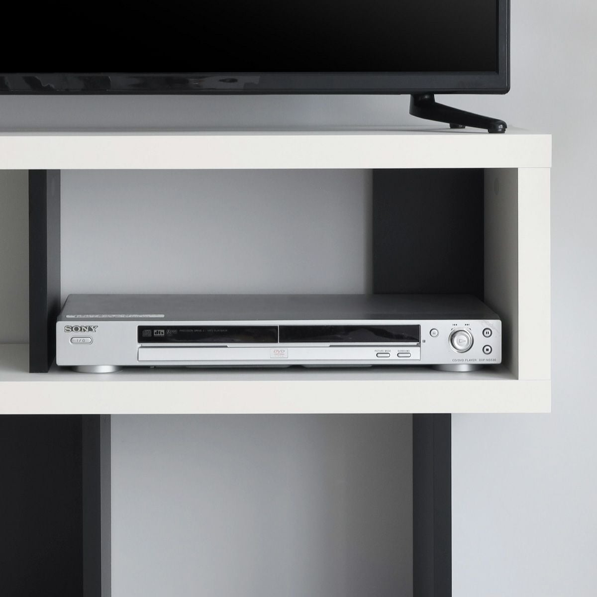 テレビ台 ラック 幅80cm 高さ61cm ホワイト 白 ブラック 黒 32V型対応