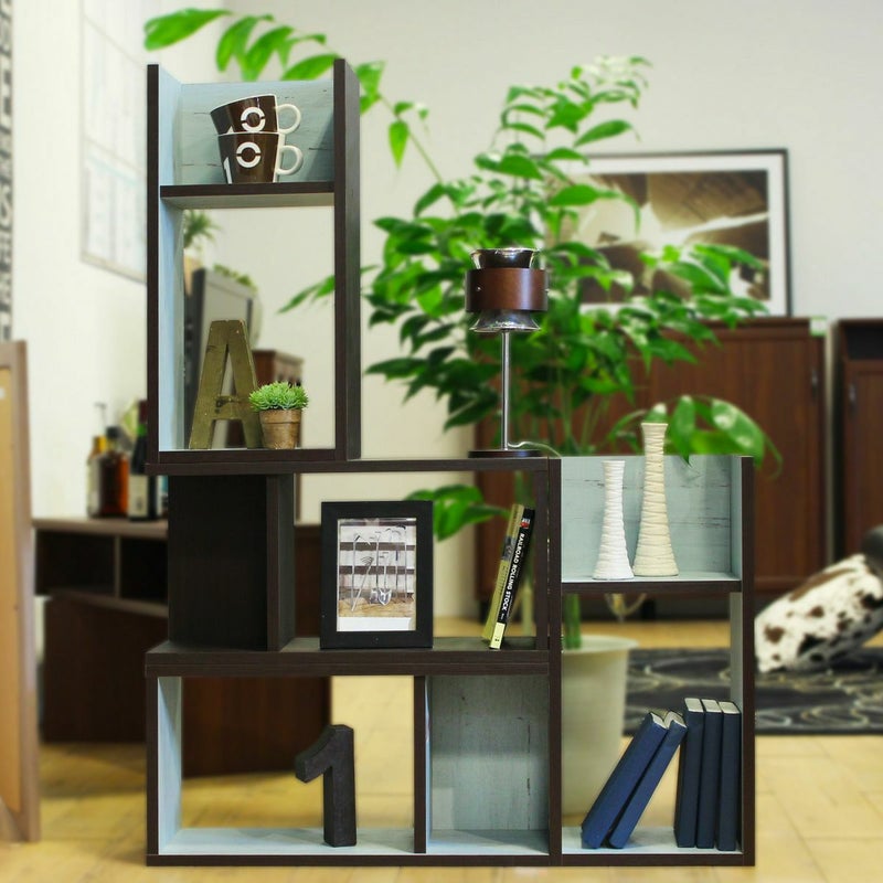 [組み合わせを楽しめるコの字ラック]幅と高さが2：1になっているので、縦に横に、自由に組合わせて楽しむことができます。※画像はCOB-3060DB