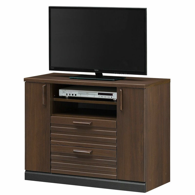 [ダイニングテーブルからテレビが見やすい高さ]ダイニングでテレビが見やすいミドルボードです。一般的なダイニングテーブルと同じ高さで、32V型テレビに適したテレビ台です。