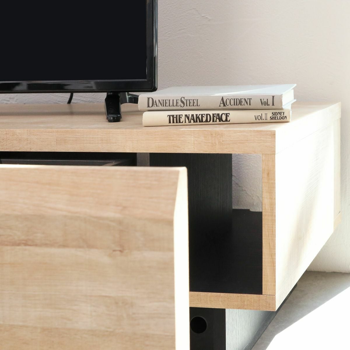 テレビ台 幅120cm 高さ36cm ナチュラルブラウン 50V型対応 木質感の