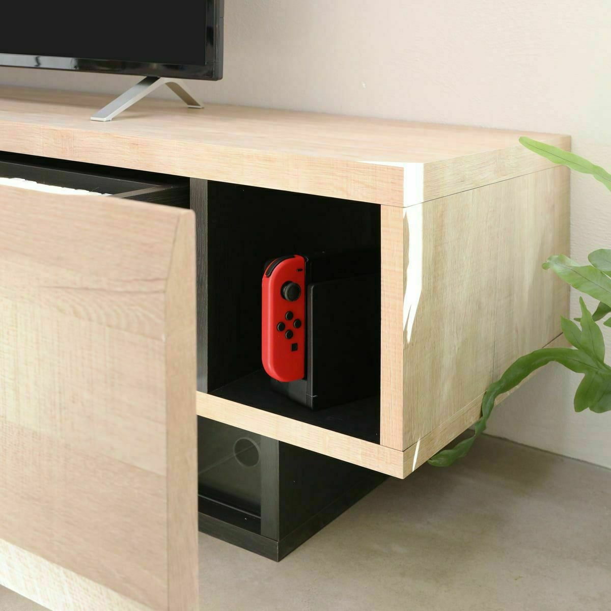 テレビ台 幅120cm 高さ36cm ナチュラルブラウン 50V型対応 木質感の