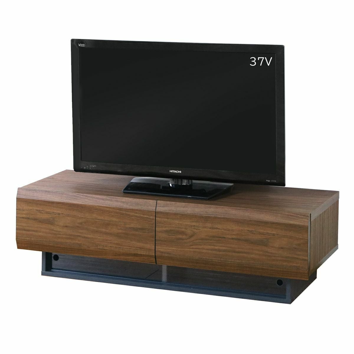 【リサイクルサービス八光】幅120cm　ダークブラウン　テレビボード　ローボード　50型まで対応 テレビ台 幅120cm 高さ36cm ダークブラウン 50V型対応 木質感のある