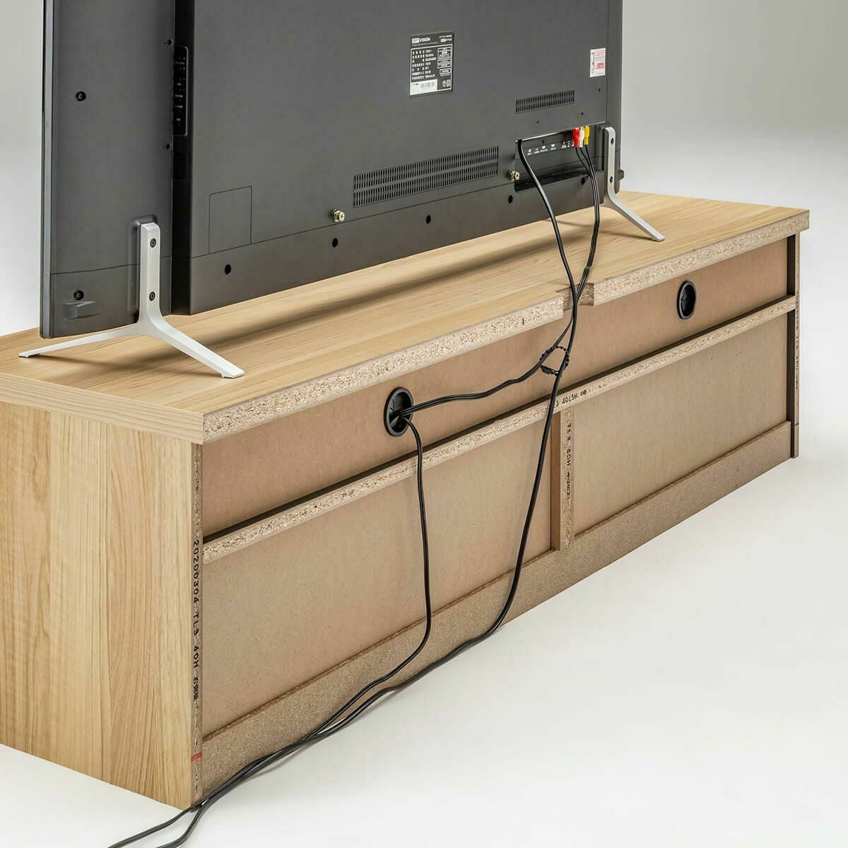 テレビ台 幅149cm 高さ40cm ナチュラルブラウン 65V型対応 シンプル