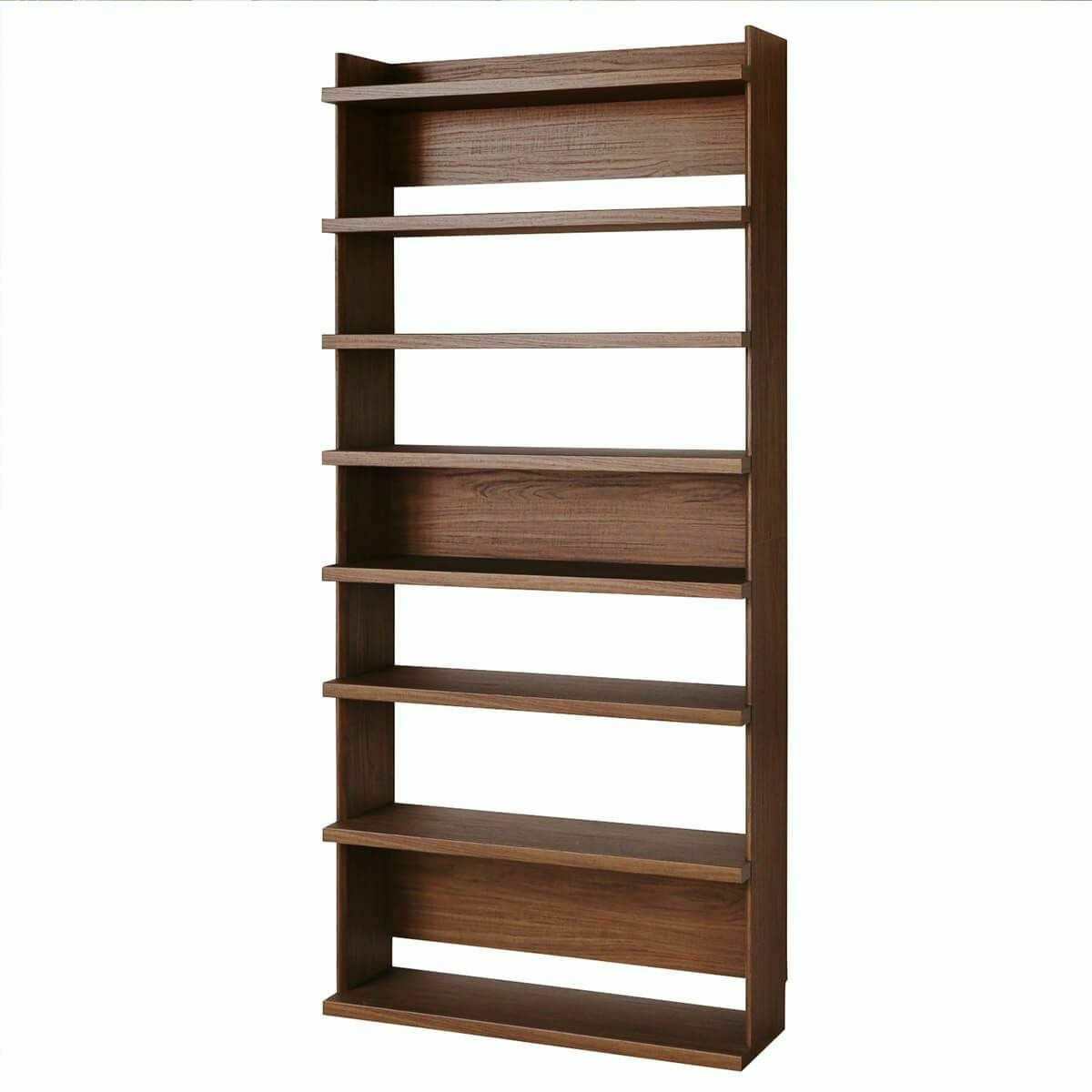 オープンラック シェルフ 幅90cm 高さ200cm ダークブラウン 大型 本棚