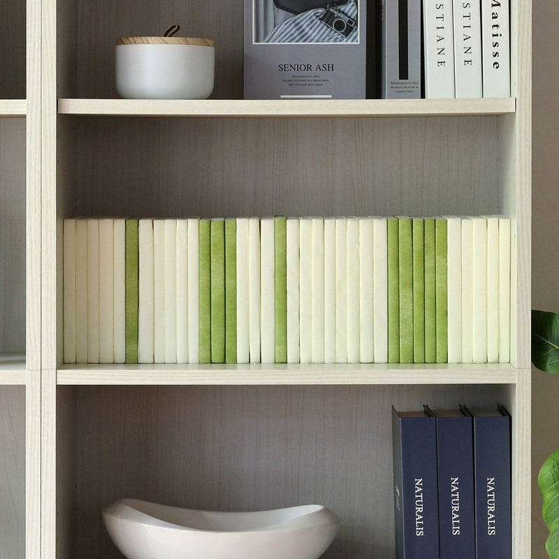 [コミックを36冊収納できます]棚1段の内寸幅は54.5cm。コミックを約36冊収納できるサイズです。※画像はWH色