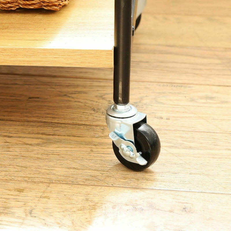 [キャスター]移動に便利なキャスター付き。4つうち2つはストッパー付きなので、作業するときに固定できます。