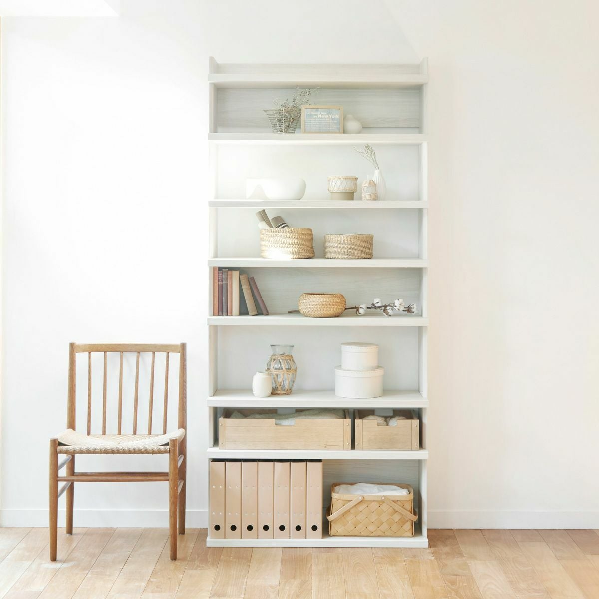 本棚・ラック・カラーボックス ホワイト（白木目）系 | 家具インテリア