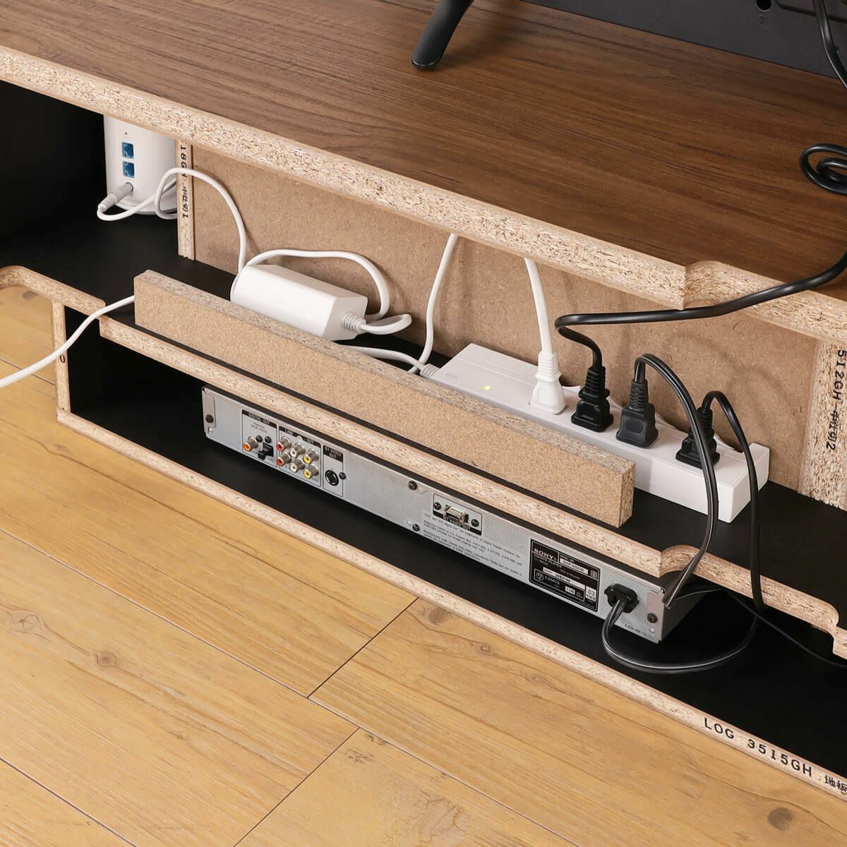 テレビ台 幅150cm 高さ36cm ダークブラウン 65V型対応 木質感のある テレビ台 幅150cm 高さ36cm ダークブラウン 65V型対応 木質感のある