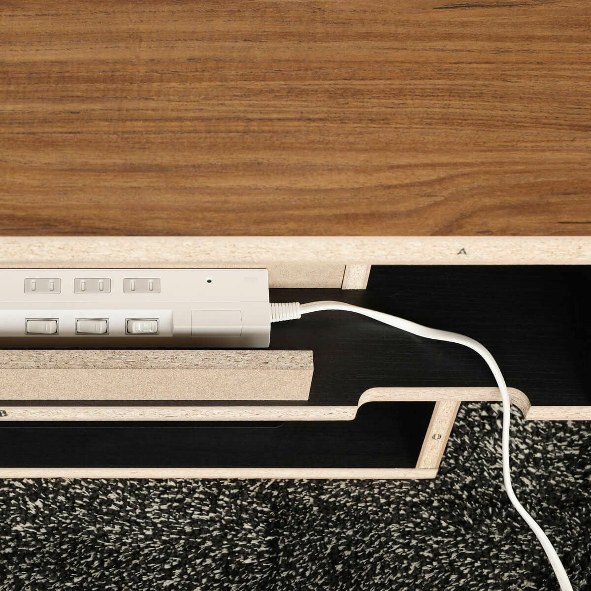 テレビ台 幅150cm 高さ36cm ダークブラウン 65V型対応 木質感のある