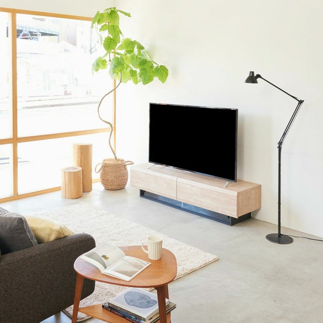 テレビ台 幅150cm 高さ36cm ナチュラルブラウン 65V型対応 木質感の 