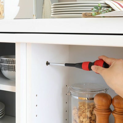 横連結はネジでしっかり固定