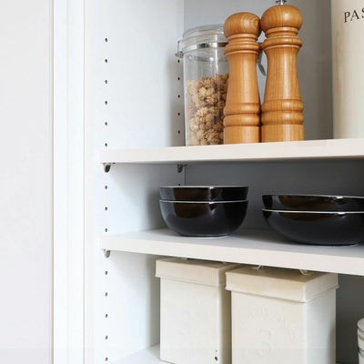 全ての棚の高さ調節可能