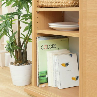 全ての棚の高さ調節可能