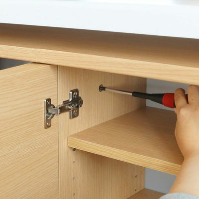 横連結はネジでしっかり固定