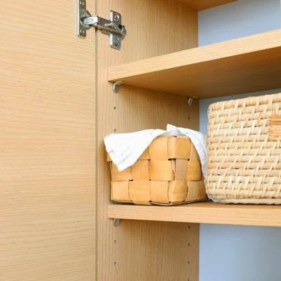 全ての棚の高さ調節可能