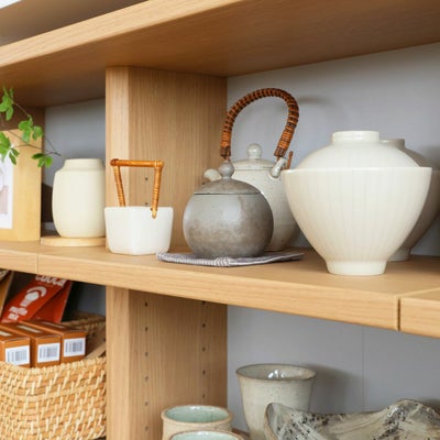 見せる収納を楽しむオープンタイプ