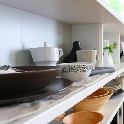 見せる収納を楽しむオープンタイプ