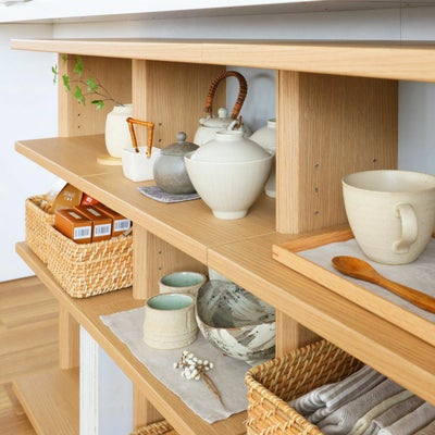 一枚板のような棚板