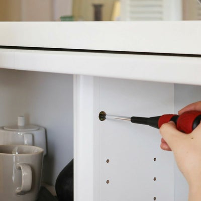 横連結はネジでしっかり固定