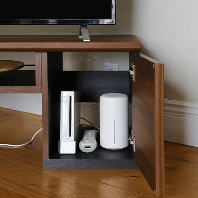 縦置きゲーム機の収納