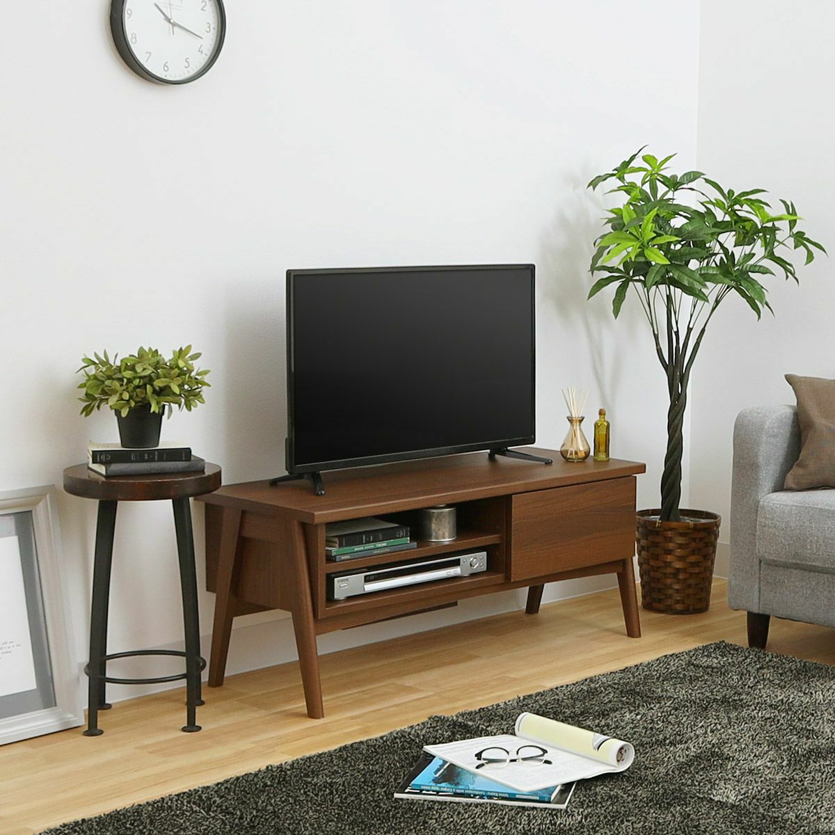 テレビ台 テレビボード ブラウン 伸縮式テレビ台 ブラウン 幅130〜190cm|インテリア・雑貨ならPIARY