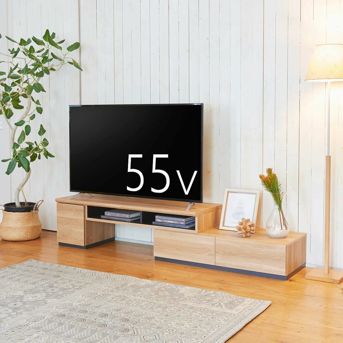 テレビ台　TVボード ARIZONA】連結で幅を自在に変えられるローボード 幅180 高さ47 テレビ