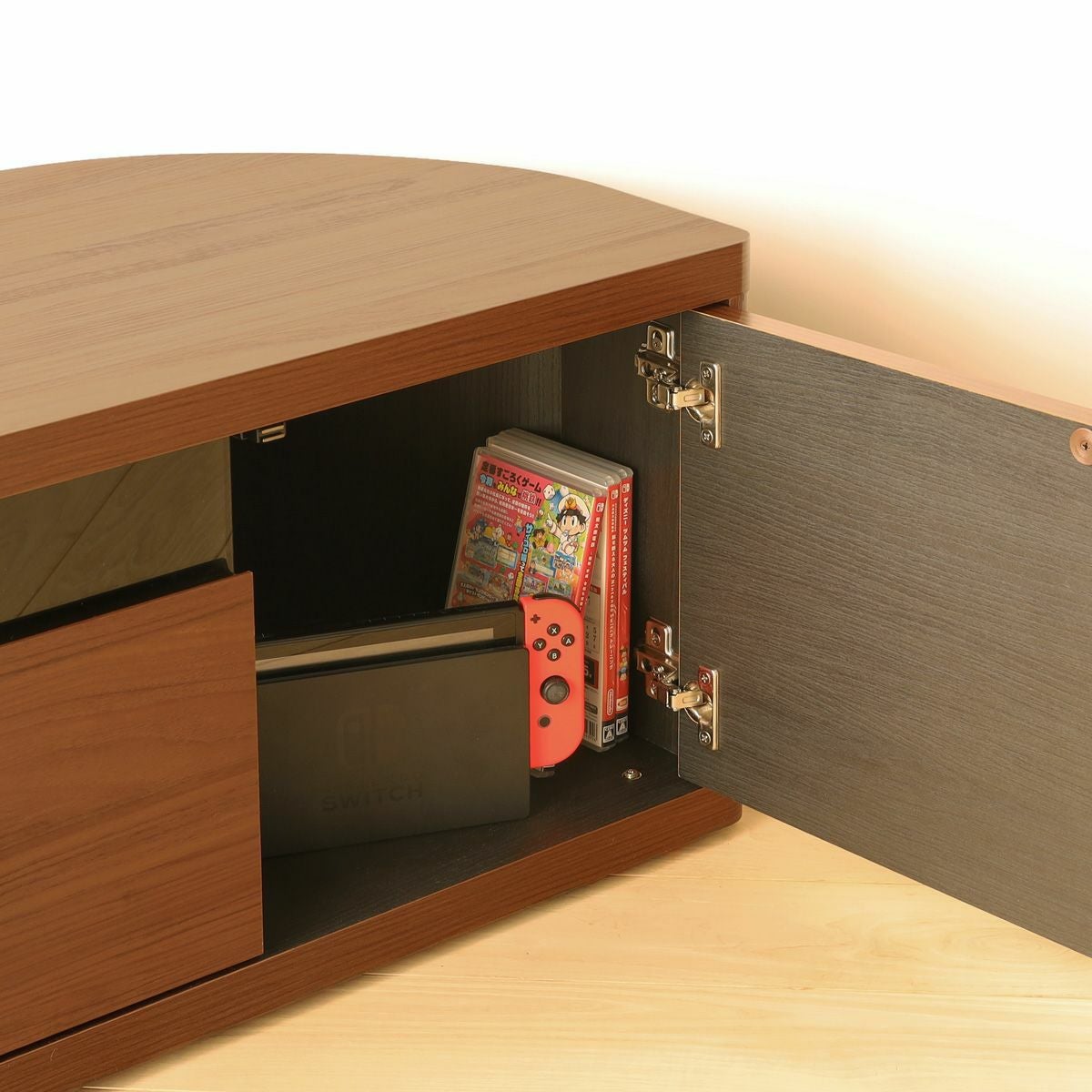 テレビ台 幅110cm 高さ36cm ダークブラウン コーナータイプ 49V型対応