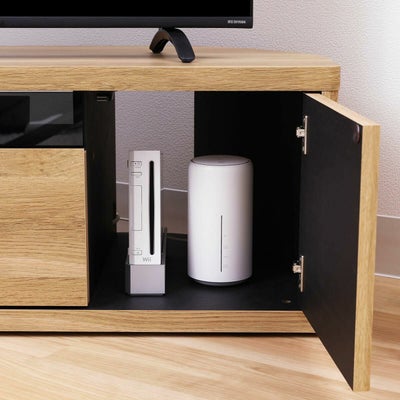 縦置きゲーム機の収納