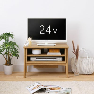 24V型までのテレビ対応コンパクトテレビ台