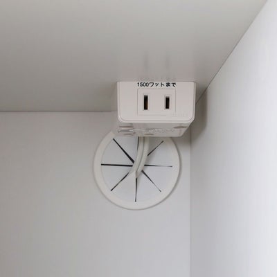 1口コンセントと配線用ゴムコーダー