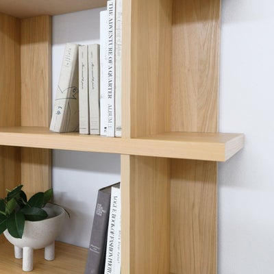 重厚感のある厚い棚板