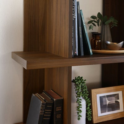 重厚感のある厚い棚板