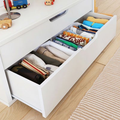 収納した服が見やすいサイズ