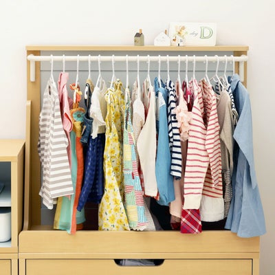 20着ほどの子供服が収納可