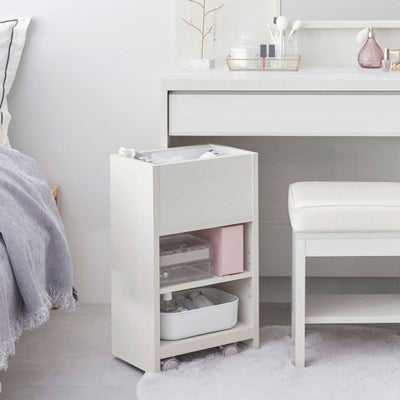 ドレッサーの収納力アップに