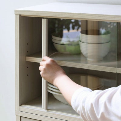 開閉に場所を取らない引き戸