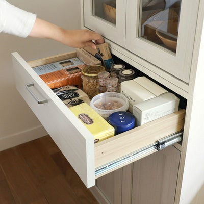 奥まで見渡せる引き出し