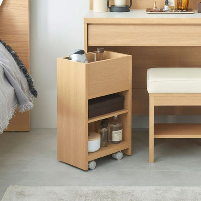 ドレッサーの収納力アップに