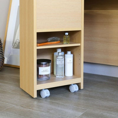 高さのあるボトルなどの収納