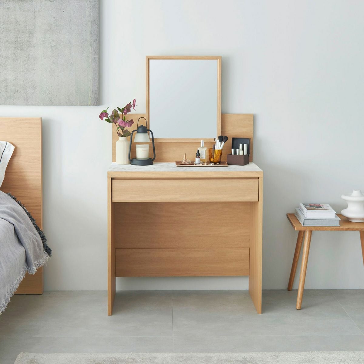 ドレッサー化粧台 梳妆台 化粧テーブル 化妆桌 (ホワイト) Amazon｜ドレッサー 鏡台 dresser ドレッサーテーブル コンパクト 木製