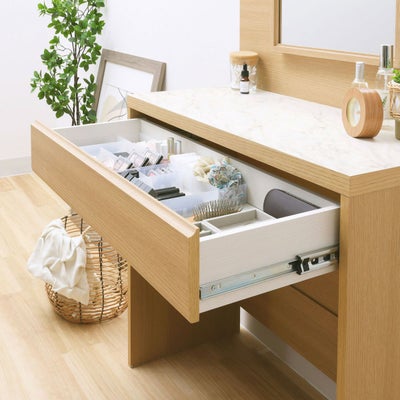 奥まで見渡せる引き出し