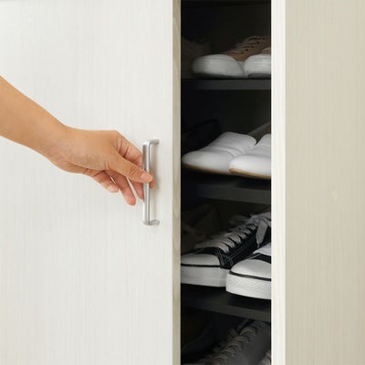 開閉に場所を取らない引き戸