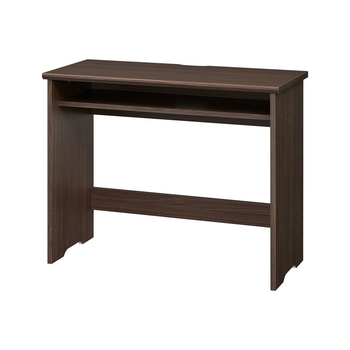 白井産業　ブラウン木製シンプルデスク 120cm幅 組立品　美品 デスク ナチュリカ NTU-7090DESKNA 白井産業【お客様組立品