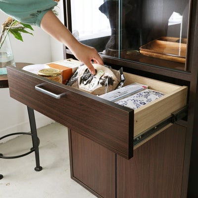 奥まで見渡せる引き出し