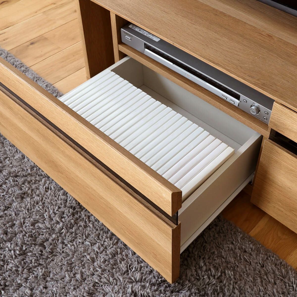 テレビ台 幅120cm 高さ37cm ナチュラルブラウン 50V型対応 TVボード