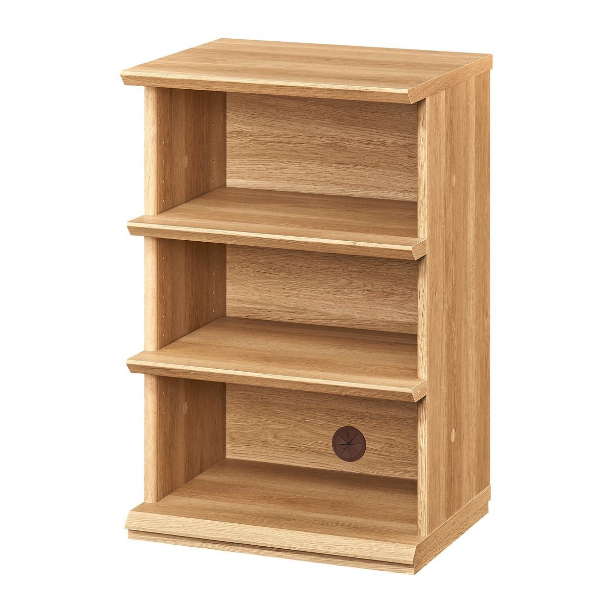 オープンラック 棚 幅46cm 高さ72cm ナチュラルブラウン シェルフ 本棚