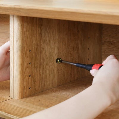 横連結はネジでしっかり固定