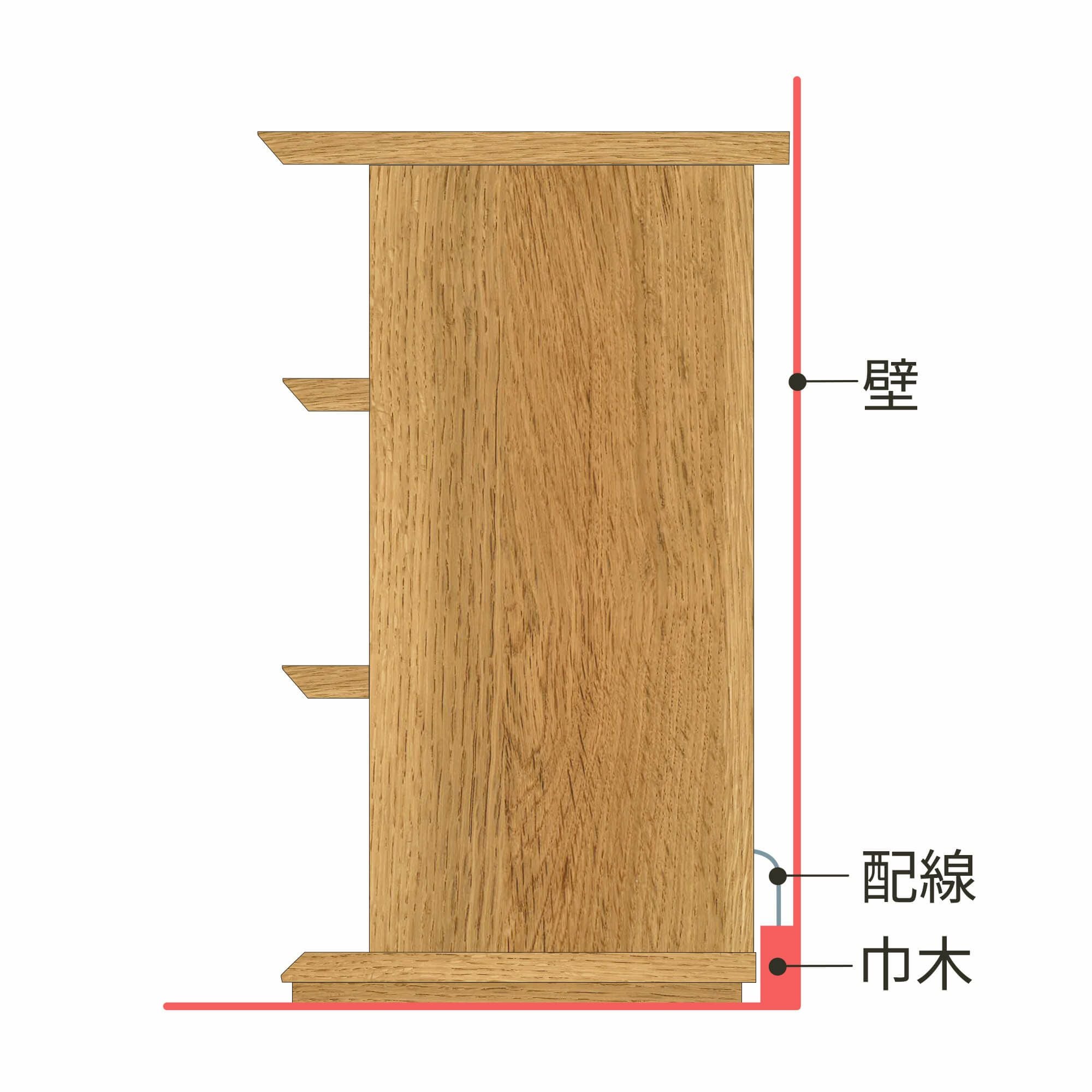 オープンラック 棚 幅46cm 高さ72cm ナチュラルブラウン シェルフ 本棚