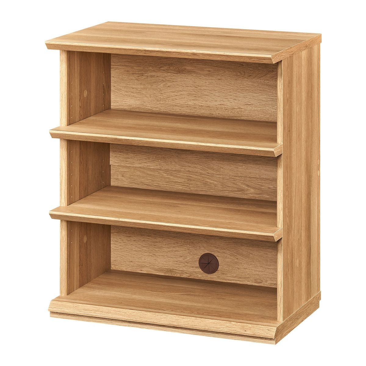 オープンラック 棚 幅60cm 高さ72cm ナチュラルブラウン シェルフ 本棚